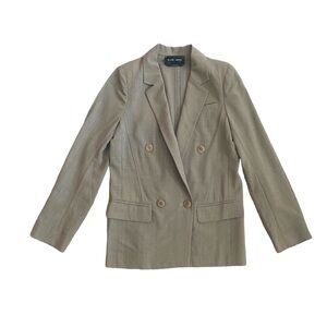 Aritzia Babaton Wool Blend Double Breasted Blazer sz 0